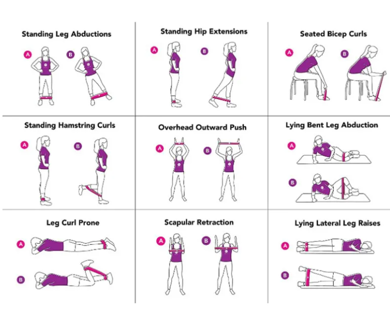 BANDAS ELASTICAS DE ENTRENAMIENTO X5 UNI